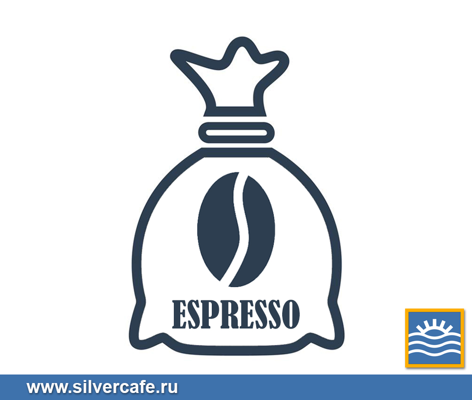 кофе жареный в мешках Эспрессо Робуста 70% - арабика 30% высший сорт