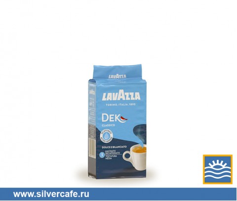 Кофе Lavazza молотый  DEK молотый
