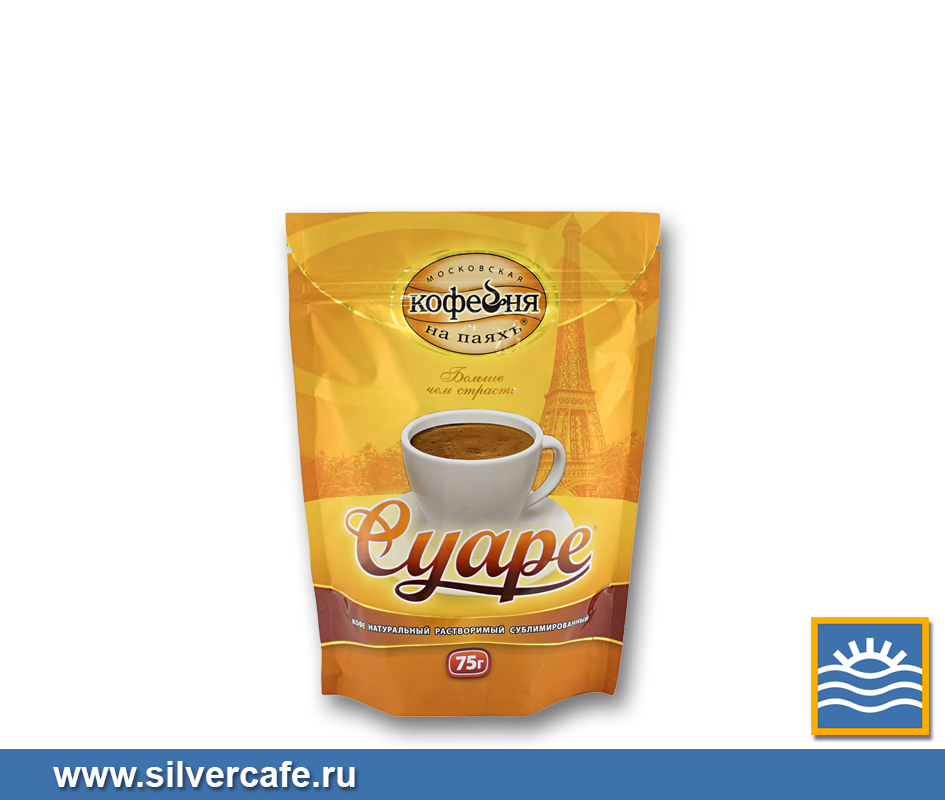 Суаре перевод с французского. Кофе Суаре. Кофе МКП Суаре. Кофе Суаре растворимый 75г. Суаре мягкая упаковка кофе.