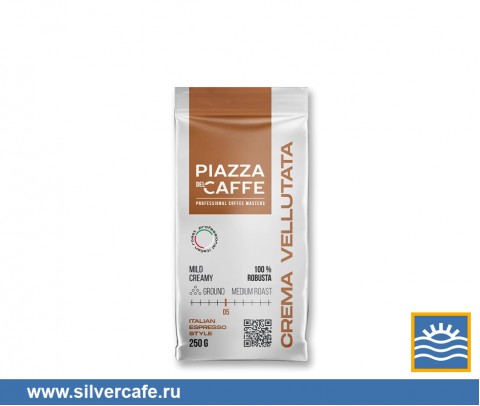 Piazza Del Caffe  Crema Vellutata  Crema Vellutata молотый