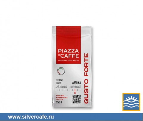 Кофе Piazza Del Caffe  Gusto Forte молотый