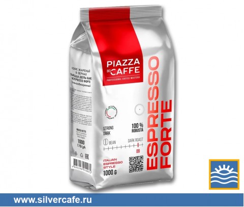 Кофе Piazza Del Caffe  Espresso Forte  зерно