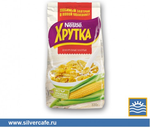 Готовые завтраки Хрутка  Хлопья кукурузные с начинкой