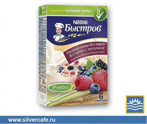 Быстров  Овсяная Ассорти с молоком  Овсяная Ассорти с молоком с начинкой
