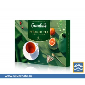 Чай Greenfield Подарки  Набор Ассорти 6 вкусов 56 г пирамид.