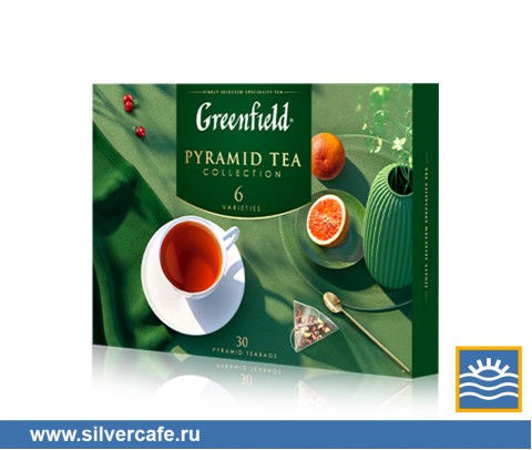 Чай Greenfield Подарки  Набор Ассорти 6 вкусов 56 г пирамид.