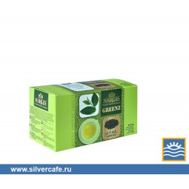 Чай Nargis пакетированный  Green пак/конв