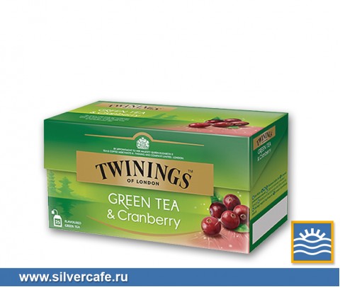 Чай Twinings  Green Cranberry пакетир.