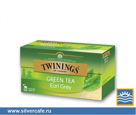 Чай Twinings  Green Earl Grey пакетир.