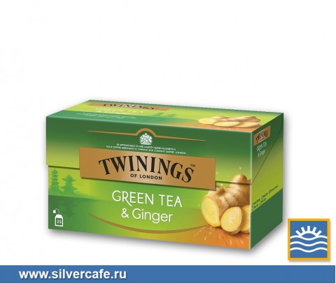 Twinings  Green Ginger имбирь  Green Ginger имбирь пакетир.