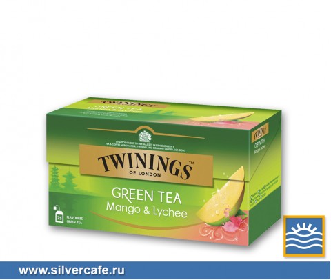 Чай Twinings  Green Mango Lyches пакетир.