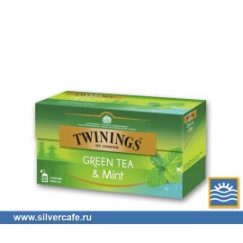 Чай Twinings  Green Mint Мята пакетир.