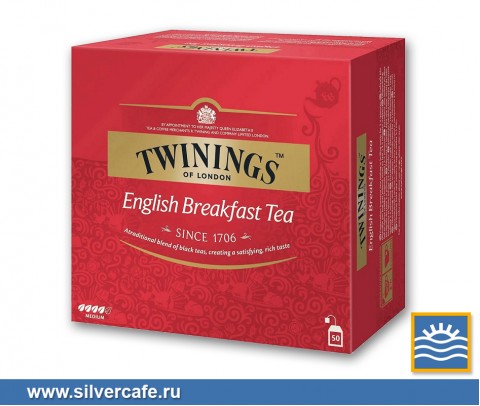 Чай Twinings  English breakfast пакетир.